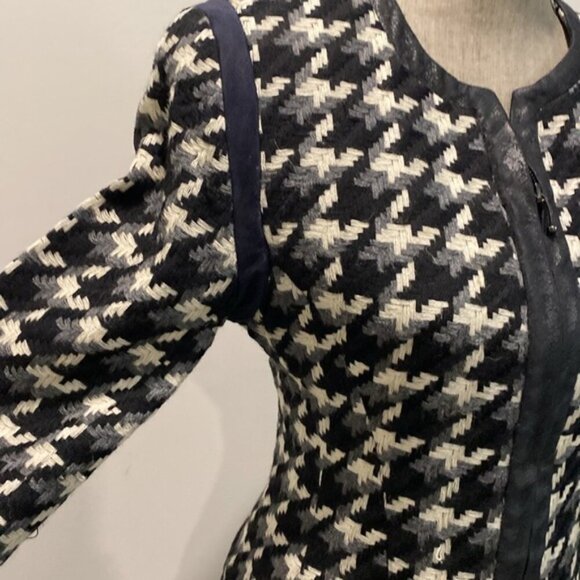 The Limited Houndstooth Jacket Fitted Blazer Size Small - Picture 3 of 12